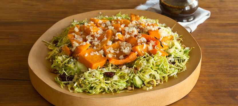 Squash and Sprouts Salad
