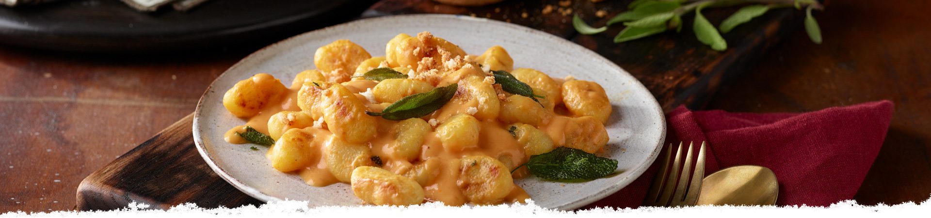 Pumpkin Alfredo Gnocchi