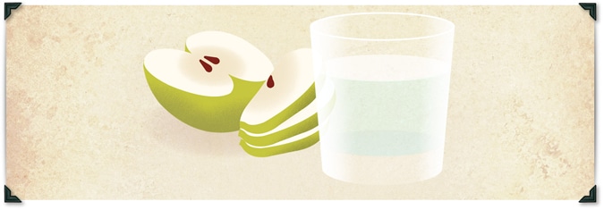 Cleanse your palate before moving on to the next oil. Sparkling or still water and slices of apple, such as Granny Smith, work well. Rest your palette after tasting a set of 15 types of olive oils to avoid influencing your tasting skills.