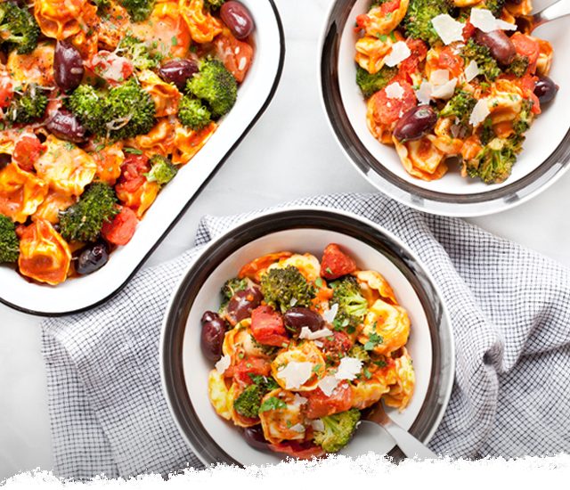 Rosa Cheese Tortellini Pasta Bake