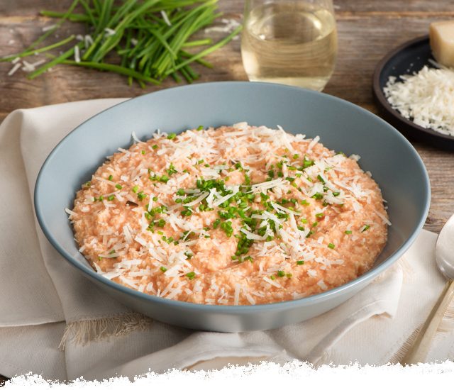 Tomato Cream Cauliflower Risotto