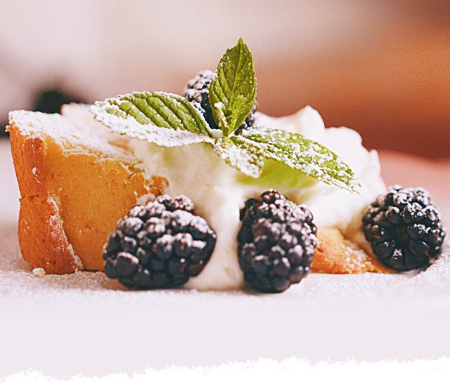 Lemon Blackberry Olive Oil Cake with Mascarpone Limoncello Cream