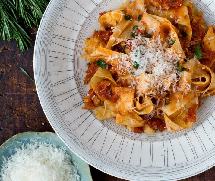 Campanelle Pasta Recipe with Prosciutto & Peas Bertolli